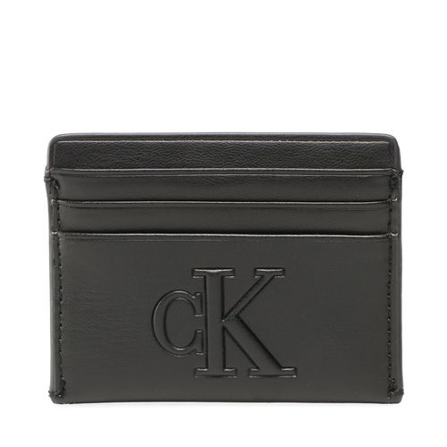 Étui cartes de crédit Calvin Klein Jeans Sculpted Cardholder 6Cc Pipping K60K610349 BDS - Chaussures.fr - Modalova