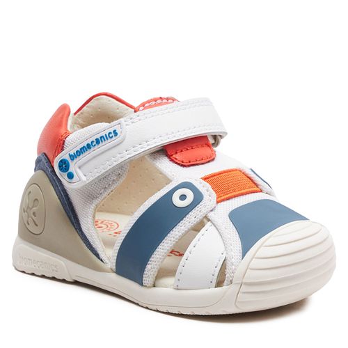 Sandales Biomecanics 242154-A Blanco Y Naranja - Chaussures.fr - Modalova
