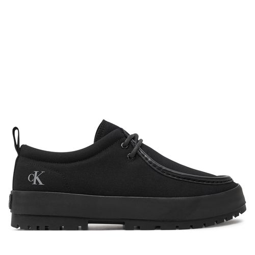 Chaussures basses Calvin Klein Jeans Lugged Hybrid Apron Laceup C In YM0YM01140 Noir - Chaussures.fr - Modalova