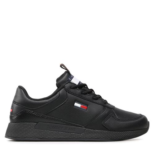 Sneakers Tommy Jeans Flexi Runner Ess EM0EM01080 Noir - Chaussures.fr - Modalova