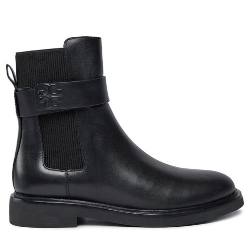 Bottines Chelsea Tory Burch Double T Chelsea Boot 152831 Perfect Black / Perfect Black 004 - Chaussures.fr - Modalova