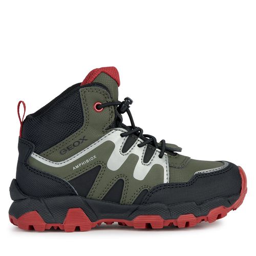 Sneakers Geox J Magnetar Boy B Abx J263ZA 0CEFU C3267 S Military/Red - Chaussures.fr - Modalova