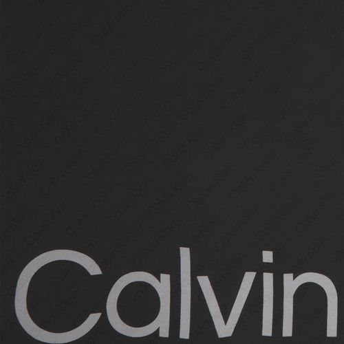 Foulard Calvin Klein Aop Logo Jaquard Scarf 130X130 K60K611125 Noir - Chaussures.fr - Modalova