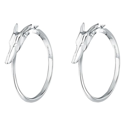 Boucles d'oreilles Trussardi TJAXB04 Argent - Chaussures.fr - Modalova