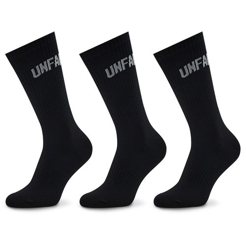 Lot de 3 paires de chaussettes hautes unisexe Unfair Athletics Curved UNFR22-164 Black - Chaussures.fr - Modalova