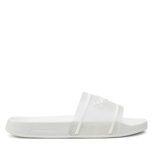 Mules / sandales de bain Pepe Jeans Slider Translucent W PLS70147 Blanc - Chaussures.fr - Modalova