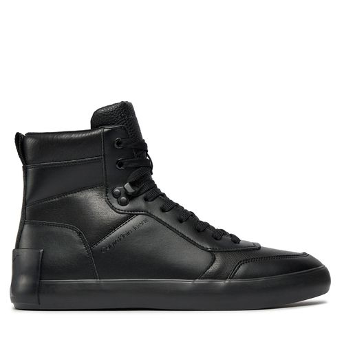 Sneakers Calvin Klein Jeans Vulc Mid Laceup Lth In Lum YM0YM00872 Noir - Chaussures.fr - Modalova