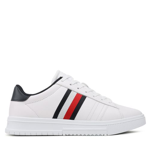 Sneakers Tommy Hilfiger Supercup Leather FM0FM04706 Blanc - Chaussures.fr - Modalova