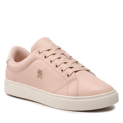 Sneakers Tommy Hilfiger Elevated Essential Court Sneaker FW0FW06965 Mity Blush TRY - Chaussures.fr - Modalova