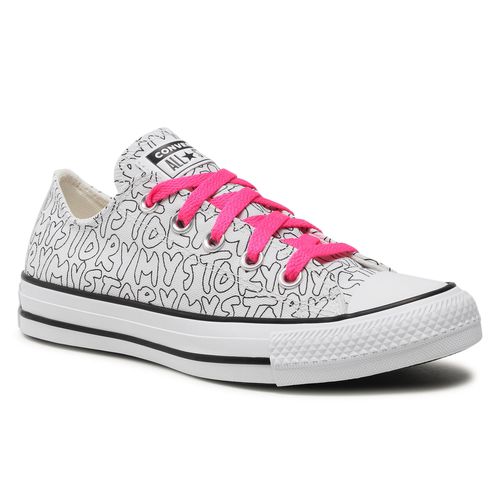 Sneakers Converse Ctas Ox 170297C White/Hyper Pink/Black - Chaussures.fr - Modalova