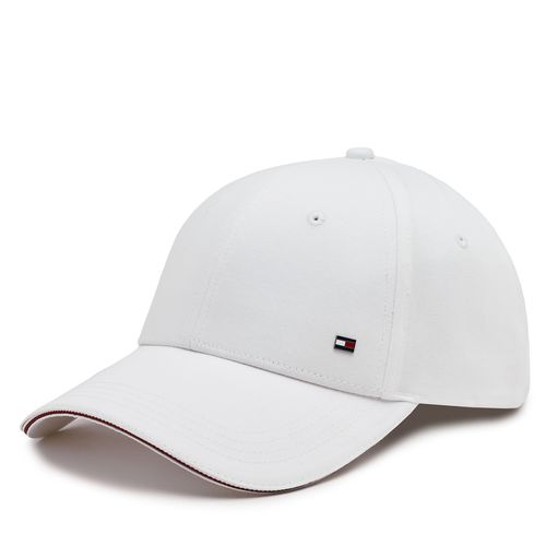 Casquette Tommy Hilfiger Th Corporate Cotton 6 Panel Cap AM0AM12035 Optic White YCF - Chaussures.fr - Modalova