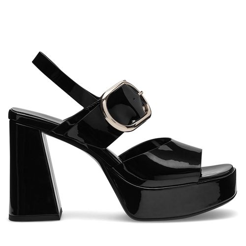 Sandales Eva Minge ARGENTA-21568-1-1 Noir - Chaussures.fr - Modalova