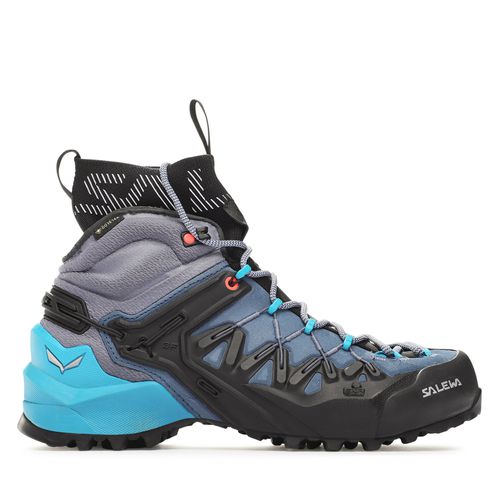 Chaussures de trekking Salewa Ws Wildfire Edge Mid Gtx GORE-TEX 61351-8975 Bleu - Chaussures.fr - Modalova