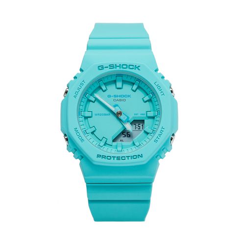 Montre G-Shock Time On Tone GMA-P2100-2AER Turquoise - Chaussures.fr - Modalova