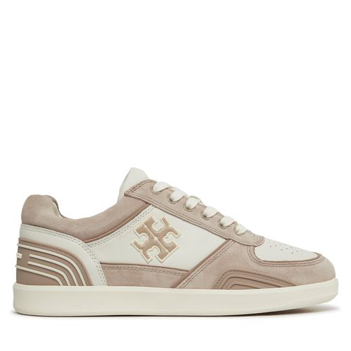 Sneakers Tory Burch Clover Court 155626 New Ivory / Cerbiatto 201 - Chaussures.fr - Modalova