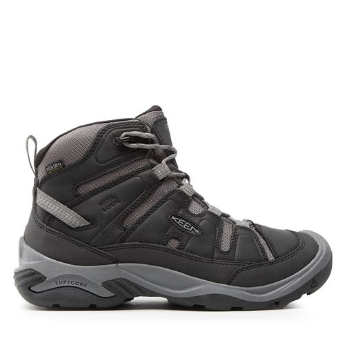 Chaussures de trekking Keen Circadia Mid Wp 1026768 Black/Steel Grey - Chaussures.fr - Modalova