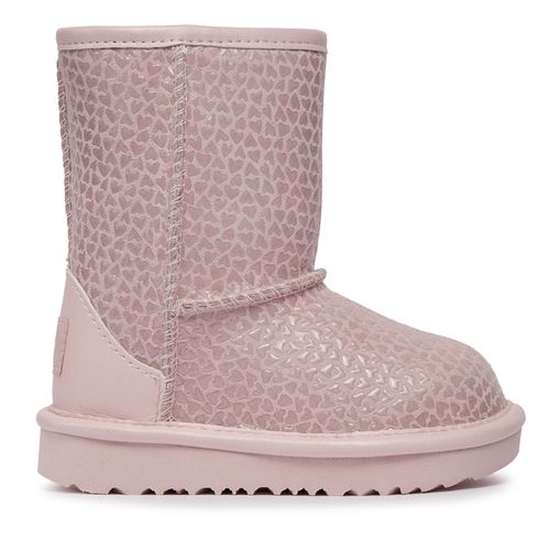 Bottes de neige Ugg T Classic II Gel Hearts 1143730T Pink - Chaussures.fr - Modalova