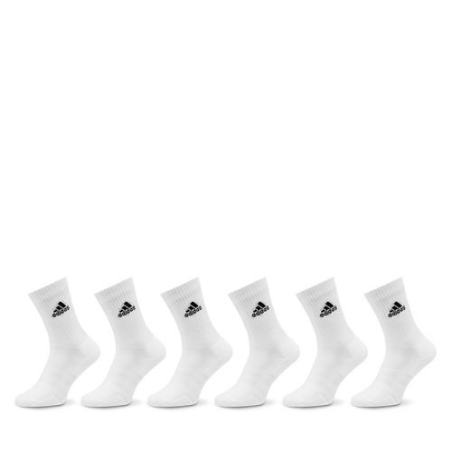 Chaussettes hautes unisex adidas Cushioned Sportswear Crew Socks 6 Pairs HT3453 Blanc - Chaussures.fr - Modalova
