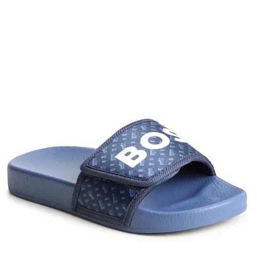 Mules / sandales de bain Boss J50880 M Bleu marine - Chaussures.fr - Modalova