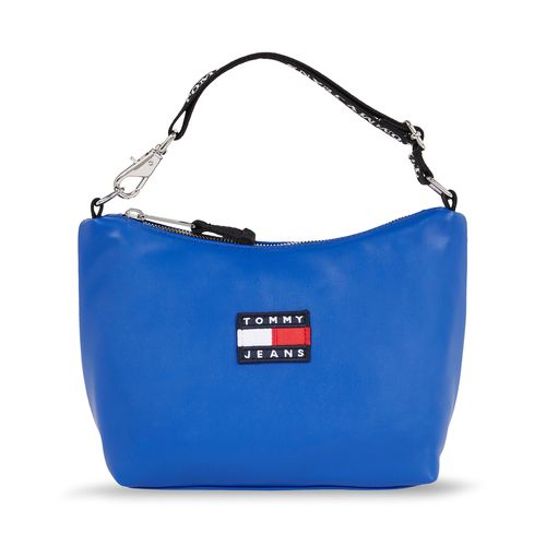 Sac à main Tommy Jeans Tjw Heritage Shoulder Bag AW0AW15409 Ultra Blue Mix 0GY - Chaussures.fr - Modalova