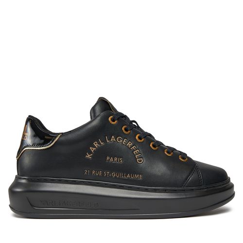 Sneakers KARL LAGERFELD KL62539F Black Lthr w/Gold 00G - Chaussures.fr - Modalova