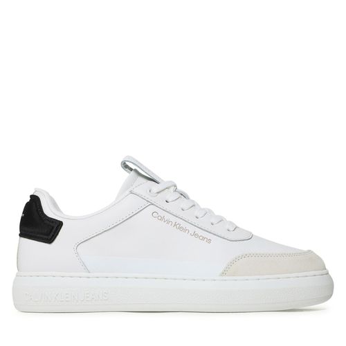 Sneakers Calvin Klein Jeans Casual Cupsole YM0YM00670 White/Creamy White 0K6 - Chaussures.fr - Modalova