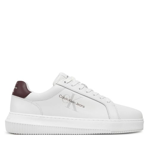 Sneakers Calvin Klein Chunky Cupsole Monologo YM0YM00681 Blanc - Chaussures.fr - Modalova