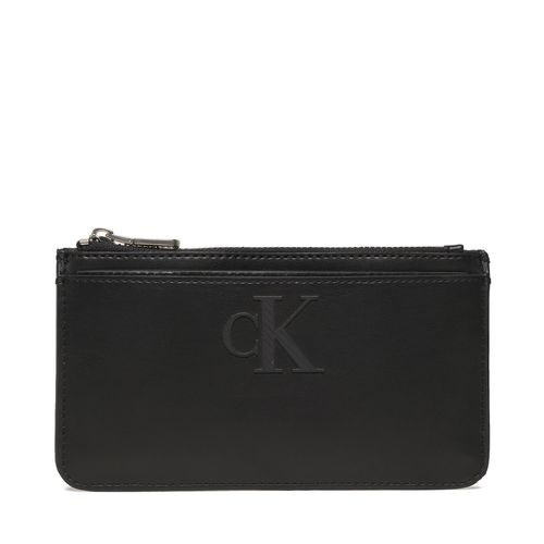 Étui cartes de crédit Calvin Klein Jeans Sleek Coin Purse Solid K60K610338 BDS - Chaussures.fr - Modalova