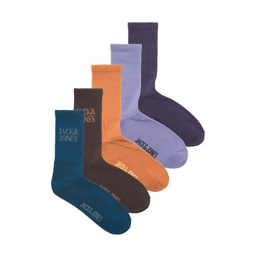 Lot de 5 paires de chaussettes hautes Jack&Jones 12237481 Multicolore - Chaussures.fr - Modalova