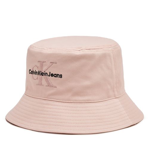 Chapeau Calvin Klein Jeans Monogram Bucket Hat K60K611029 Peach Blush 0JW - Chaussures.fr - Modalova