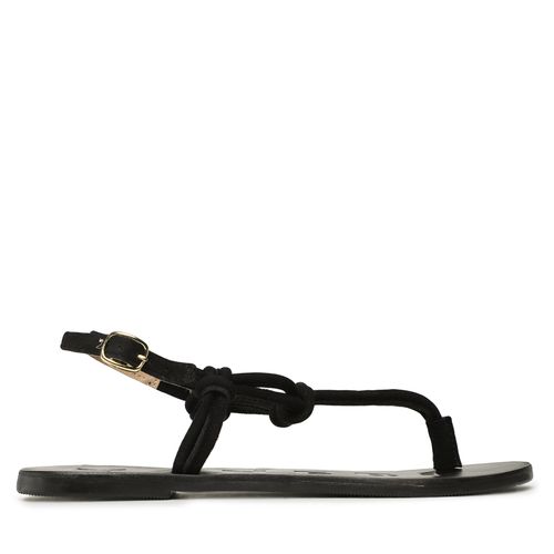 Sandales Manebi Suede Leather Sandals V 2.2 Y0 Black Knot Thongs - Chaussures.fr - Modalova