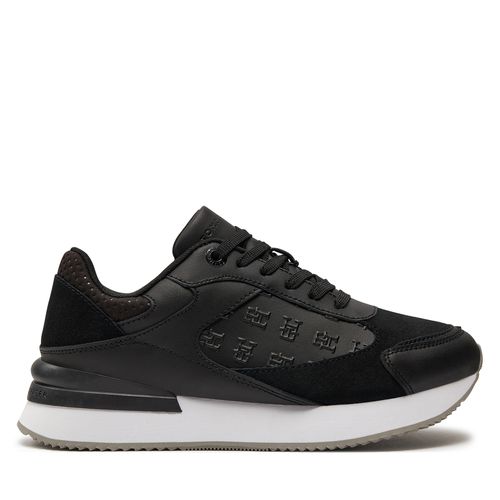 Sneakers Tommy Hilfiger Elevated Embossed Sneaker FW0FW07452 Black BDS - Chaussures.fr - Modalova