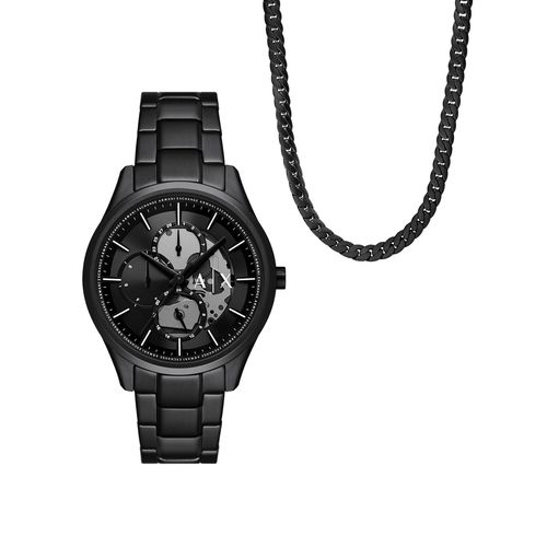 Montre Armani Exchange AX7160SET Noir - Chaussures.fr - Modalova