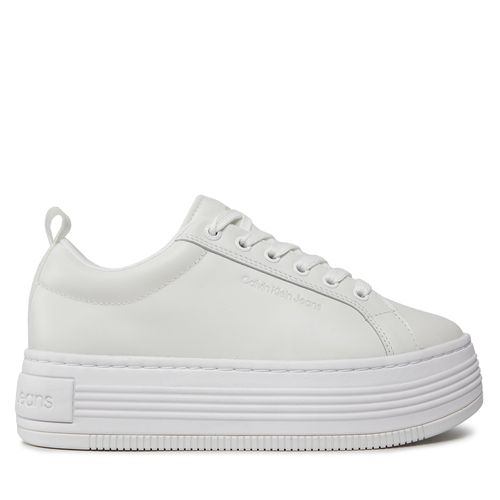 Sneakers Calvin Klein Jeans Bold Flatf Low Laceup Lth In Lum YW0YW01309 Blanc - Chaussures.fr - Modalova