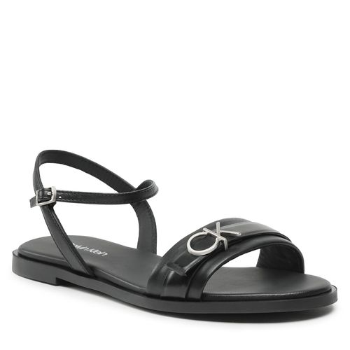 Sandales Calvin Klein Almond Sandal W/Hw HW0HW01483 Noir - Chaussures.fr - Modalova