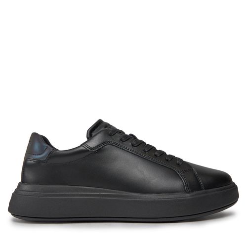 Sneakers Calvin Klein Low Top Lace Up Pet HM0HM01288 Black/Petroleum 0GO - Chaussures.fr - Modalova