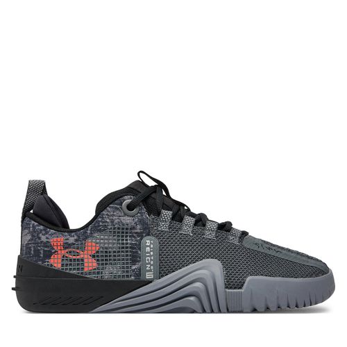 Chaussures Under Armour Ua Tribase Reign 6 Q1 3027352-400 Gray Void/Pitch Gray/Rush Red - Chaussures.fr - Modalova