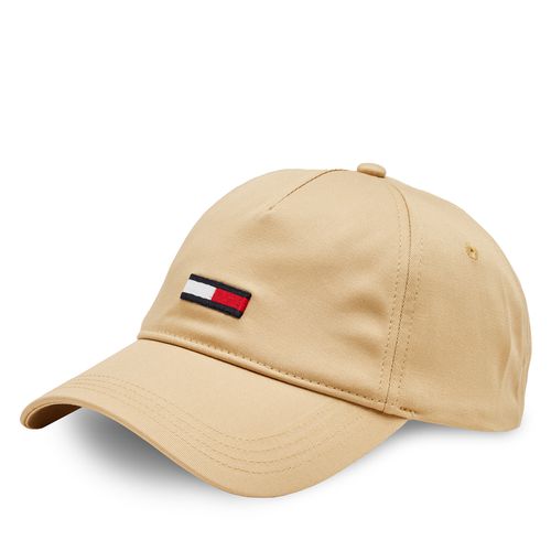 Casquette Tommy Jeans Tjm Elongated Flag 5 Panel Cap AM0AM11692 Beige - Chaussures.fr - Modalova