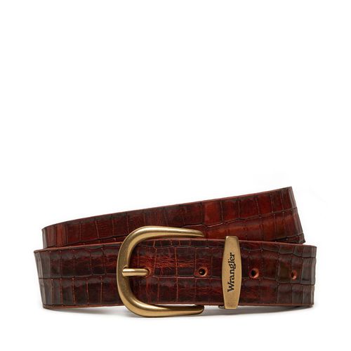 Ceinture Wrangler Alligator 112358333 Marron - Chaussures.fr - Modalova