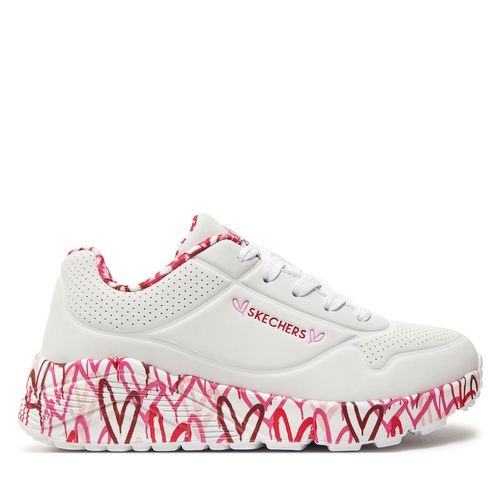Sneakers Skechers Uno Lite Lovely Luv 314976L/WRPK White/Red/Pink - Chaussures.fr - Modalova