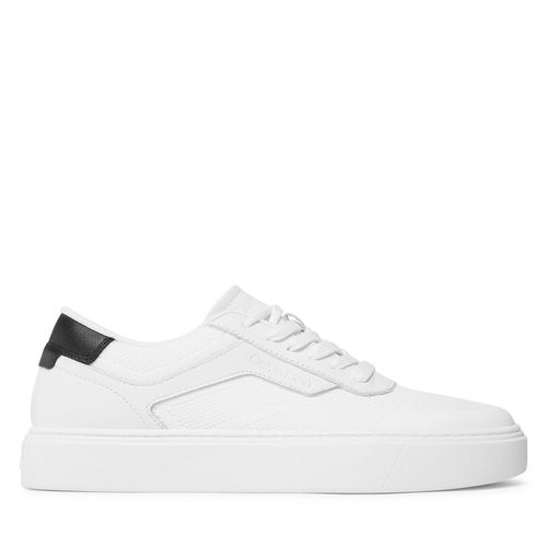 Sneakers Calvin Klein Low Top Lace Up Knit HM0HM00922 White/Black 0K9 - Chaussures.fr - Modalova