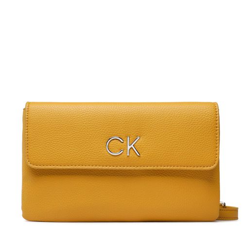 Sac à main Calvin Klein Re-Lock Dbl Crossbody Bag Pbl K60K609140 Jaune - Chaussures.fr - Modalova