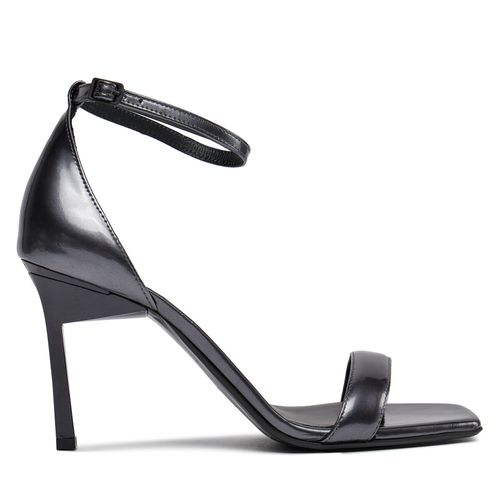Sandales Calvin Klein Geo Stil Square Sandal 90-Pearl HW0HW01993 Noir - Chaussures.fr - Modalova