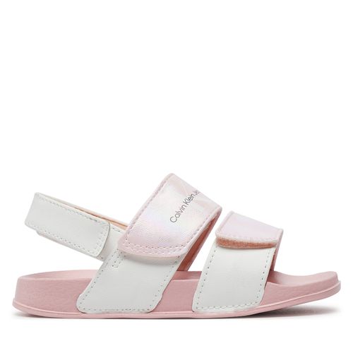 Sandales Calvin Klein Jeans V1A2-80845-0376 S Pink/White X054 - Chaussures.fr - Modalova