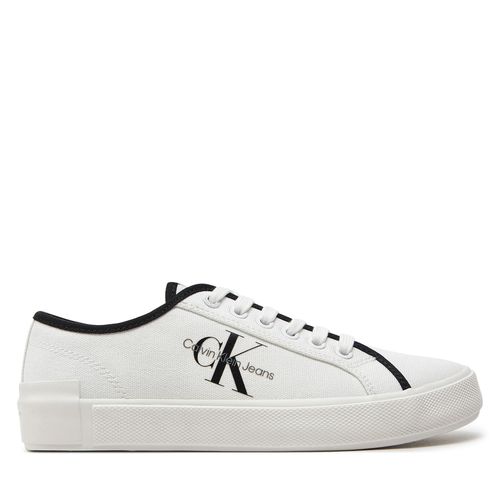 Sneakers Calvin Klein Jeans Skater Vulcanized Low Cs Ml Mr YW0YW01453 Bright White/Black 01W - Chaussures.fr - Modalova