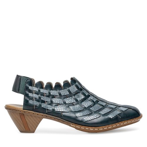 Sandales Rieker 46778-10 Turquoise - Chaussures.fr - Modalova