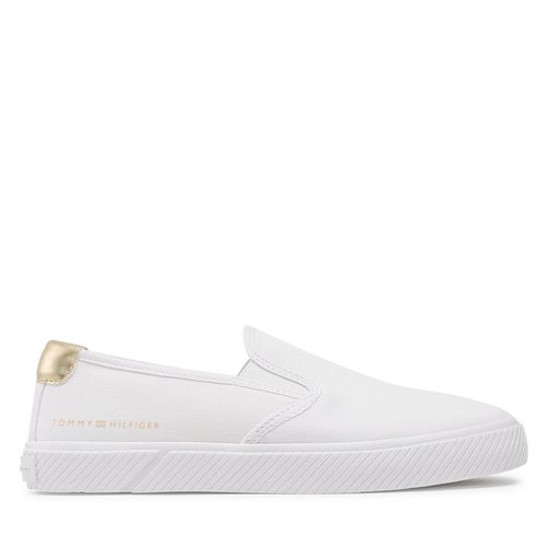 Tennis Tommy Hilfiger Essential Slip-On Sneaker FW0FW06956 White YBS - Chaussures.fr - Modalova
