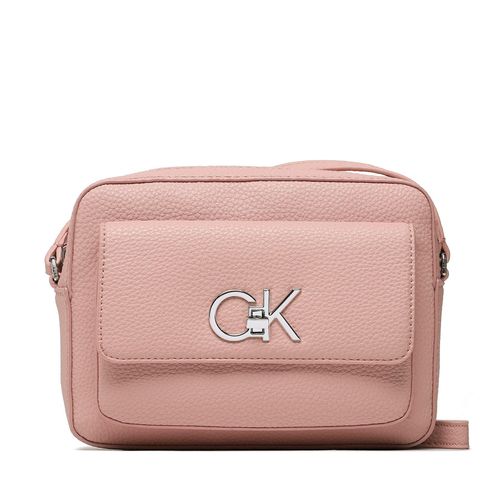 Sac à main Calvin Klein Re-Lock Camera Bag With Flap Pbl K60K609397 Rose - Chaussures.fr - Modalova