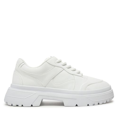 Sneakers Guess Palermo Low FMFPLO ELE13 Blanc - Chaussures.fr - Modalova