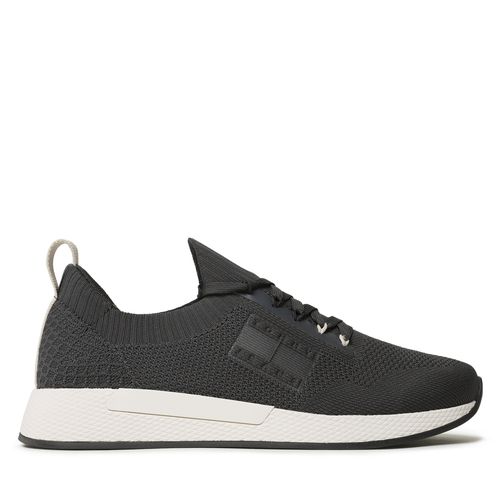 Sneakers Tommy Jeans Tjm Knitted Runner EM0EM01225 New Charcoal PUB - Chaussures.fr - Modalova